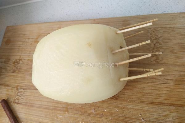 蜂蜜糯米藕的做法图解5