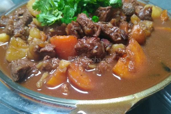 土豆炖牛肉的做法图解8