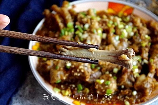 粉蒸凤爪的做法图解13