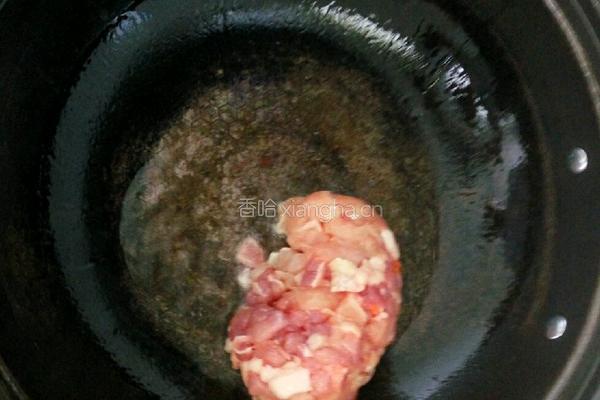 豆角胡萝卜炒肉丁的做法图解6