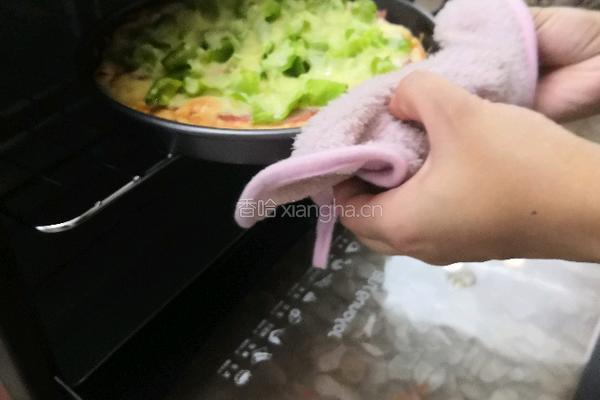 培根披萨(自买皮)的做法图解8