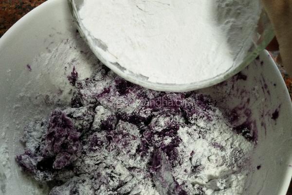 紫薯饼的做法图解7