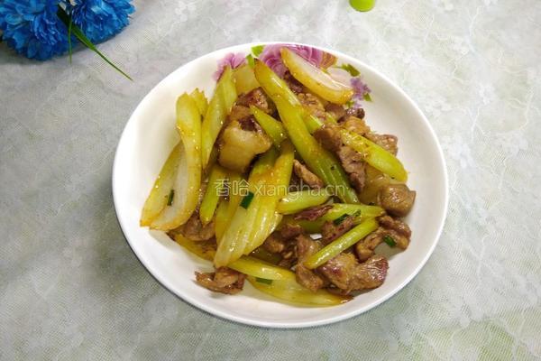 猪肉炒芹菜