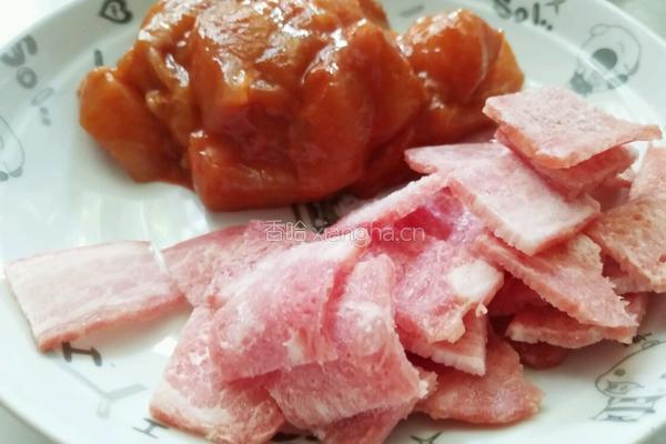 培根鸡肉披萨的做法图解1