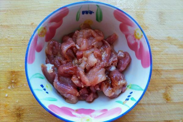 苦瓜炒肉的做法图解4