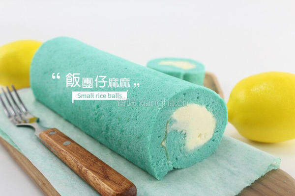 碟豆花蛋糕卷的做法图解16
