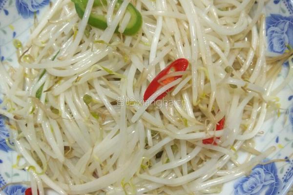 脆炒绿豆芽的做法图解4