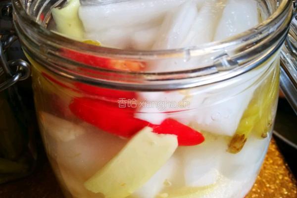酸辣腌制萝卜的做法图解3