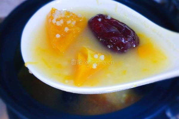 红枣小米南瓜粥的做法图解7