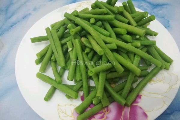 素炒豇豆的做法图解3