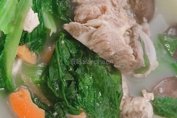 小白菜排骨汤的做法图解11