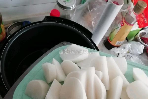 白萝卜牛腩的做法图解3