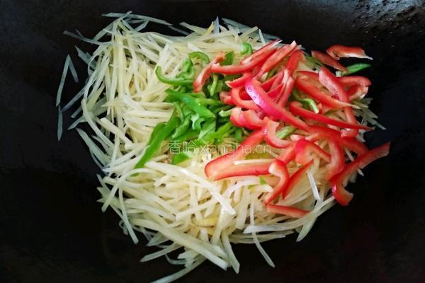 双椒土豆丝的做法图解11