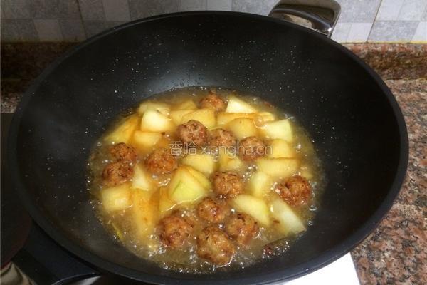 香菇丸子烧冬瓜的做法图解13