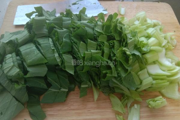 炒青菜的做法图解2