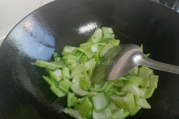 炒青菜的做法图解3