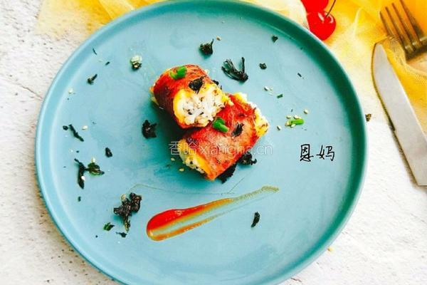 培根芝士饭团的做法图解8