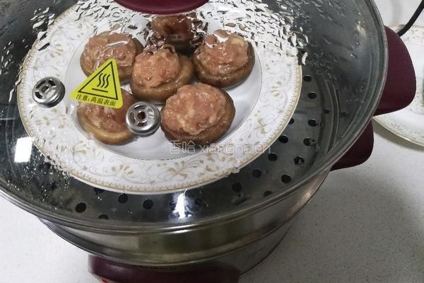 香菇酿肉丸子的做法图解8