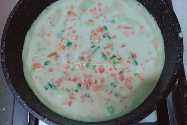 胡萝卜鸡蛋饼的做法图解7