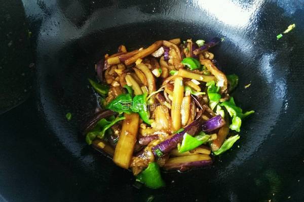 鱼香茄子的做法图解8