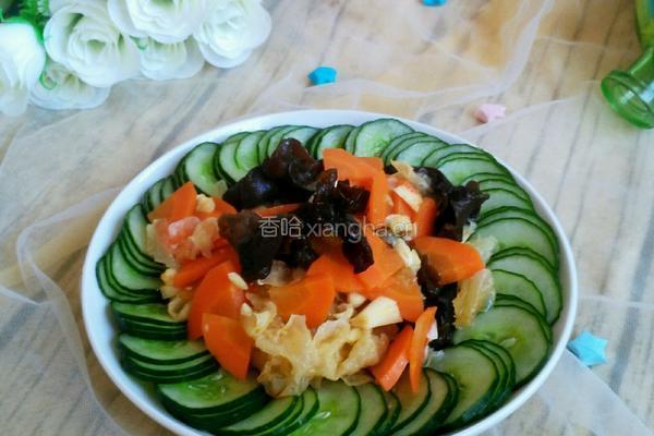 黄瓜拌双耳的做法图解9
