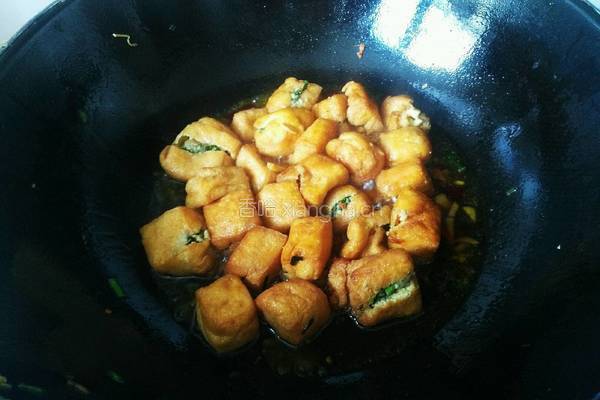 豆泡塞肉的做法图解6