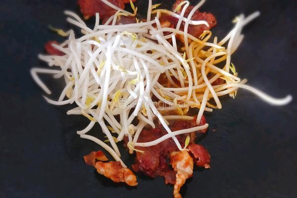 豆瓣酱炒米粉的做法图解4