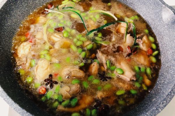 毛豆米烧仔鸡的做法图解6