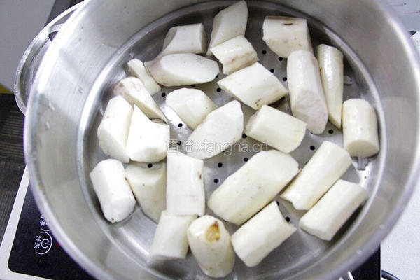 山药红豆糕的做法图解2
