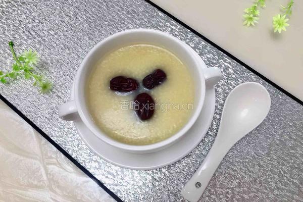 红枣小米粥的做法图解4