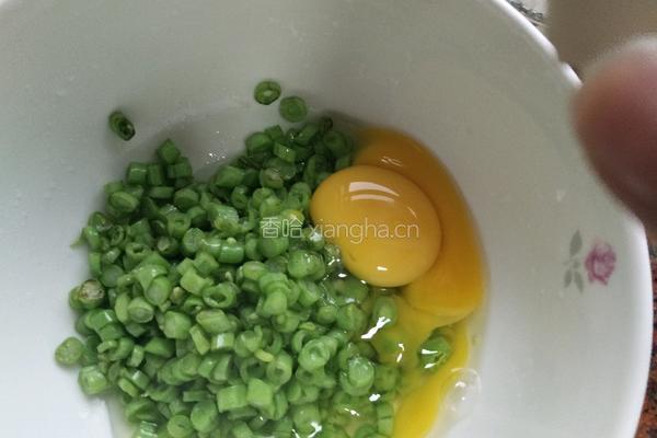 豆角煎鸡蛋的做法图解6