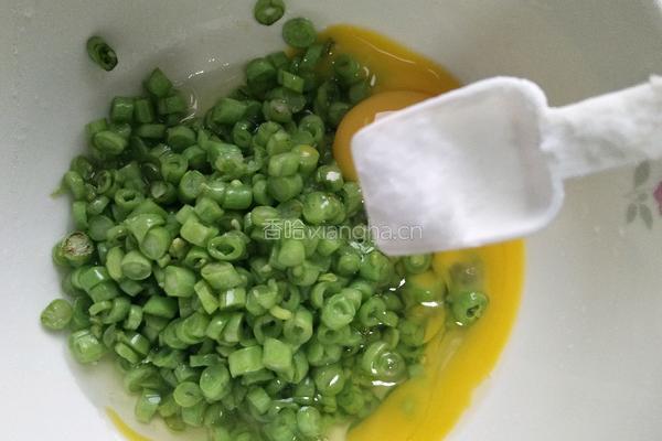 豆角煎鸡蛋的做法图解7