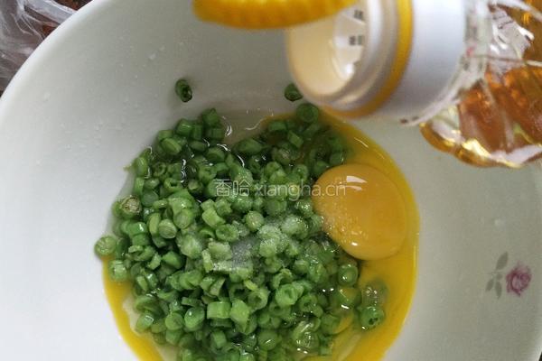 豆角煎鸡蛋的做法图解8