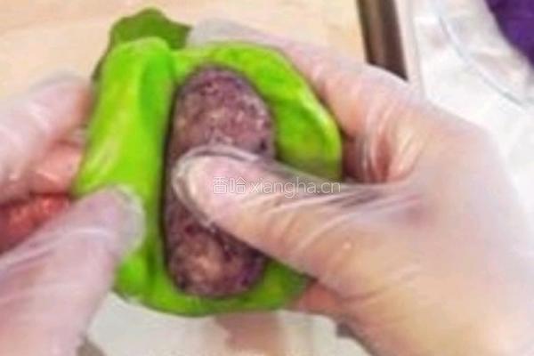 青汁糯米粿的做法图解12