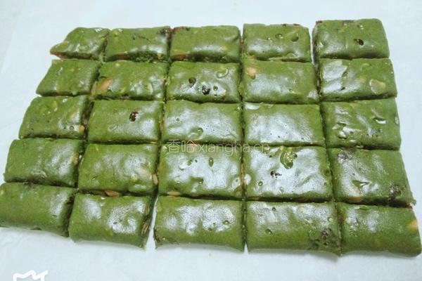 抹茶味牛轧糖的做法图解7