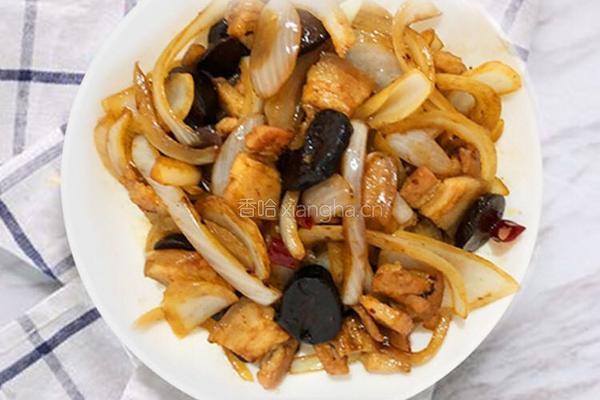 黑蒜洋葱肉片的做法图解4