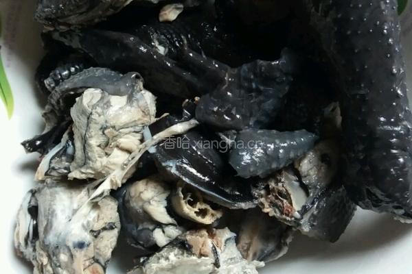 乌鸡火腿花胶汤的做法图解1
