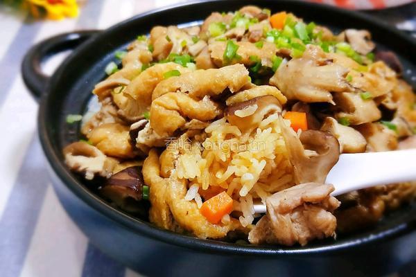 香菇鸡肉煲仔饭的做法图解18