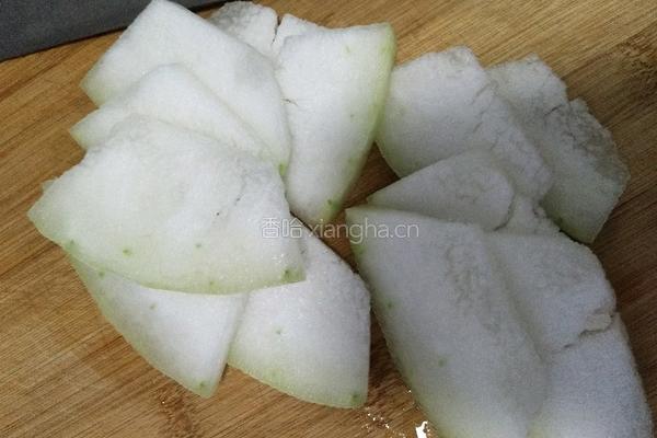 冬瓜汆丸子的做法图解2