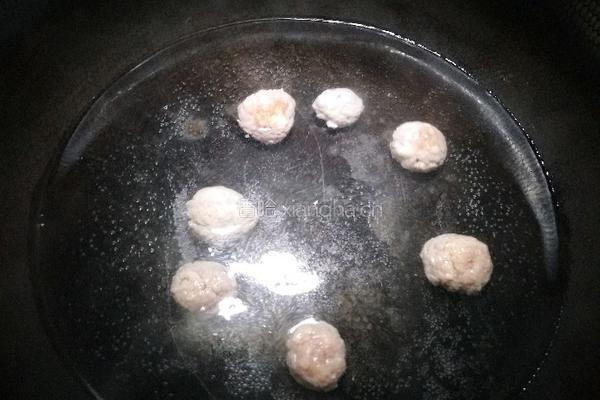 冬瓜汆丸子的做法图解6