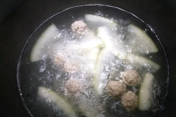 冬瓜汆丸子的做法图解8