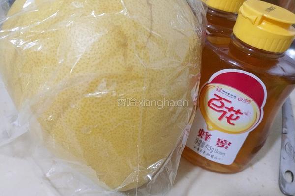 百花蜂蜜柚子茶的做法图解1