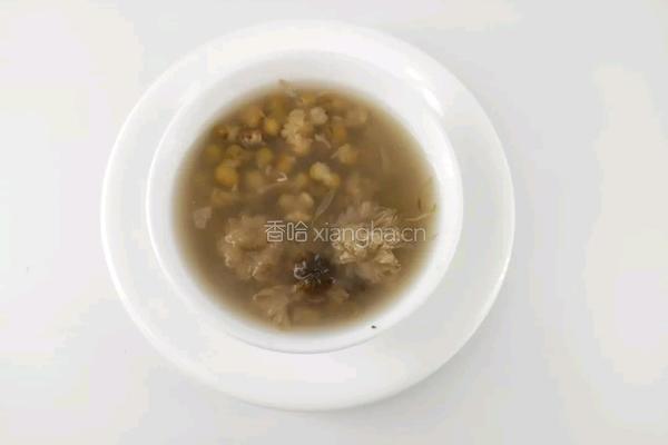 菊花绿豆饮 解乏护肝的做法图解5
