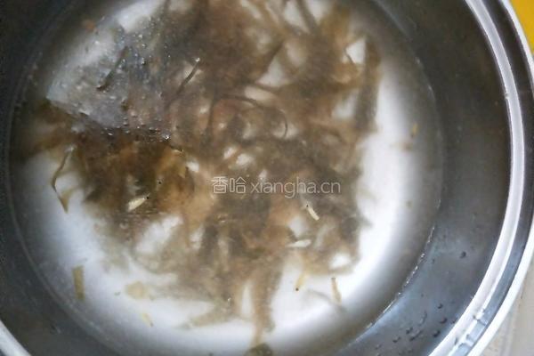 海带虾米汤的做法图解5