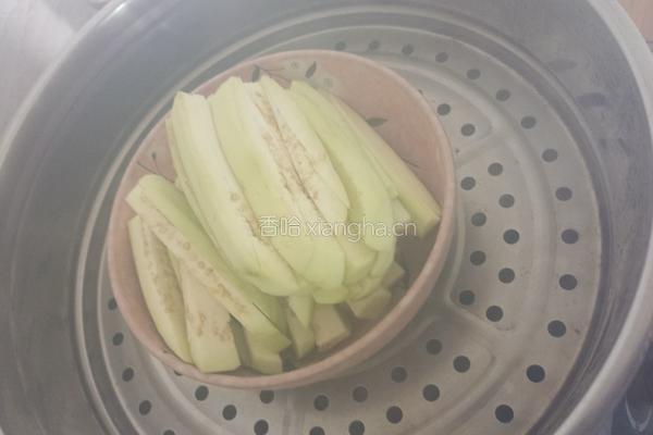 蒜泥茄子的做法图解3