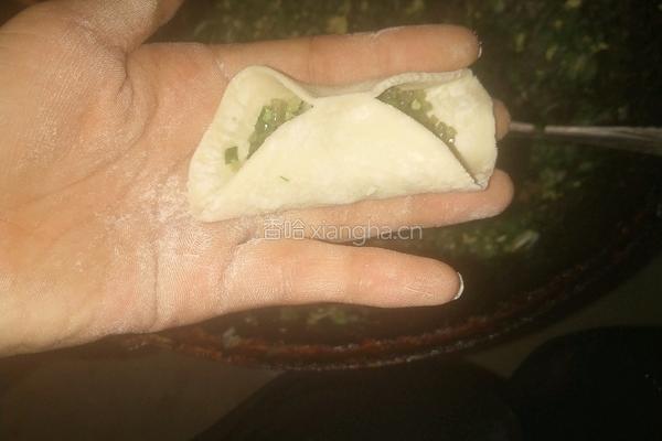 韭菜鸡蛋粉丝虾皮饺子的做法图解18