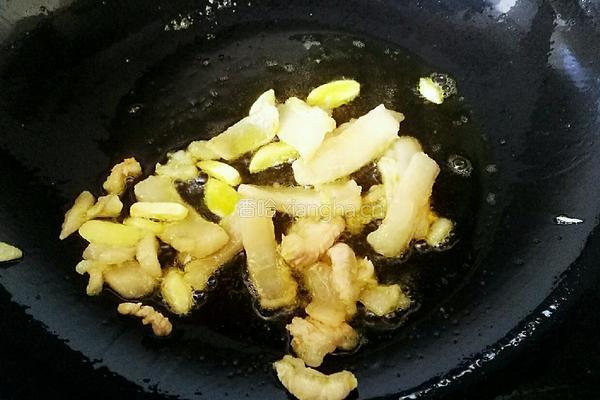 韭菜炒肉丝的做法图解5