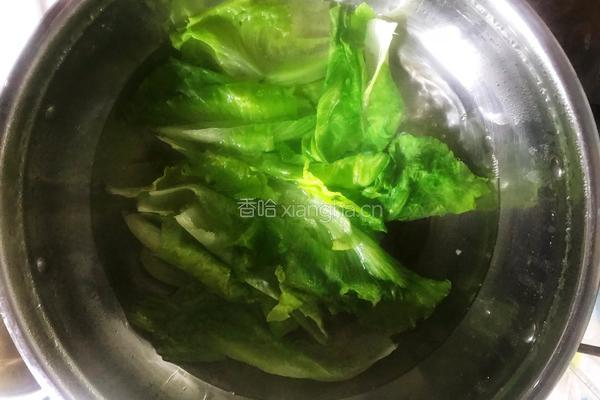 家常蚝油生菜的做法图解3