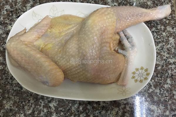 香嫩手撕鸡的做法图解1
