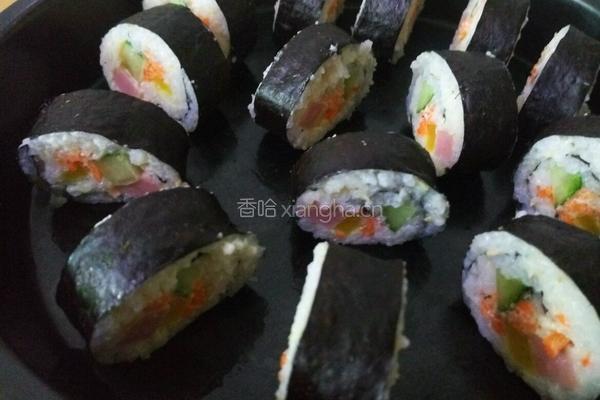 家常紫菜包饭的做法图解18
